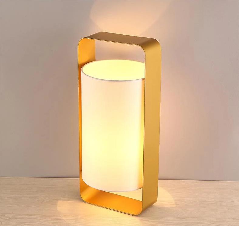 Freyza - Nate - Modern Frame Floating Lantern Desk Lamp