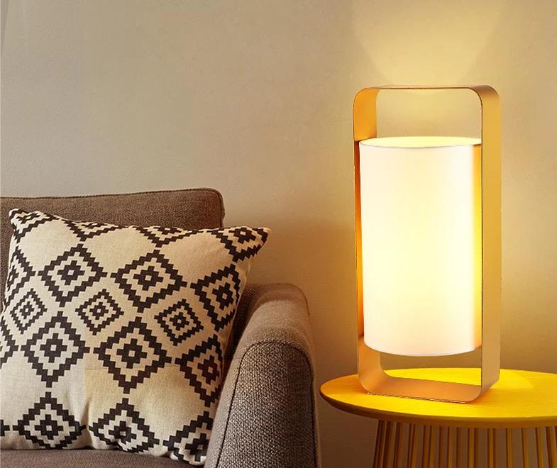 Freyza - Nate - Modern Frame Floating Lantern Desk Lamp