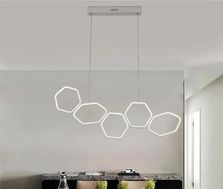 Freyza - Jocasta - Art Deco LED Geometric Chandelier