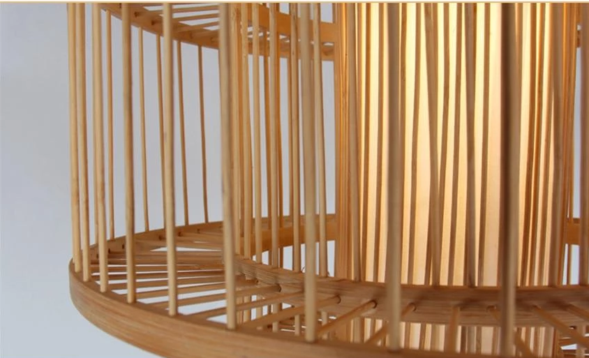 Freyza - Calico - Bamboo Pendant Hanging Light