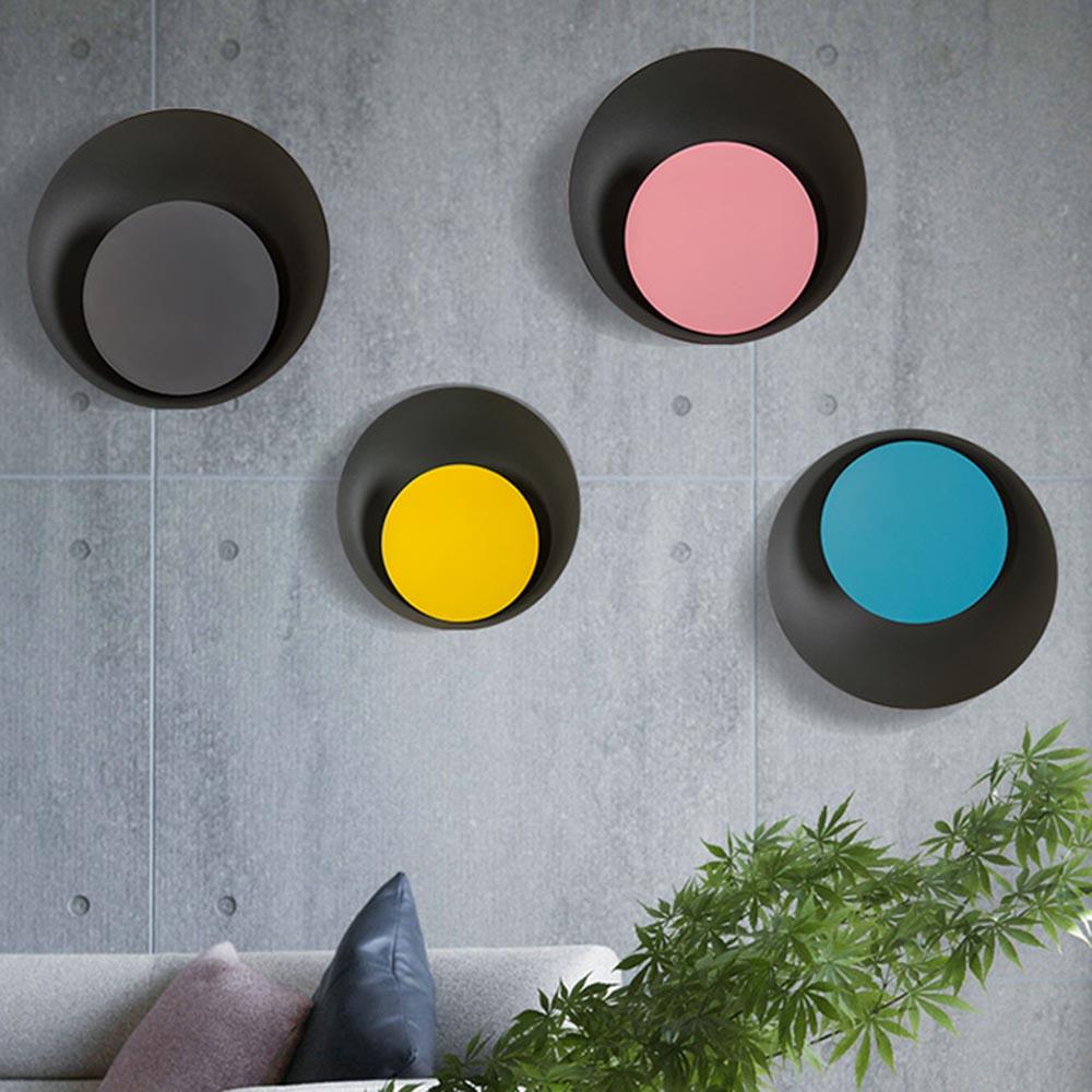 Freyza - Grais - Modern Nordic Macaroon Moon LED Wall Lamp
