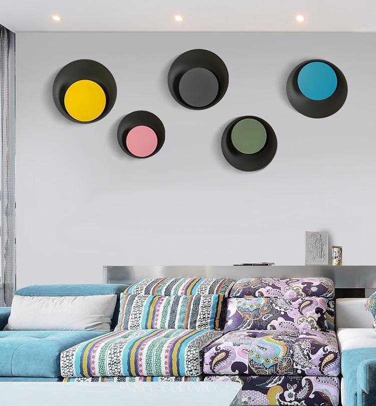 Freyza - Grais - Moderne nordische Macaroon Moon LED Wandleuchte