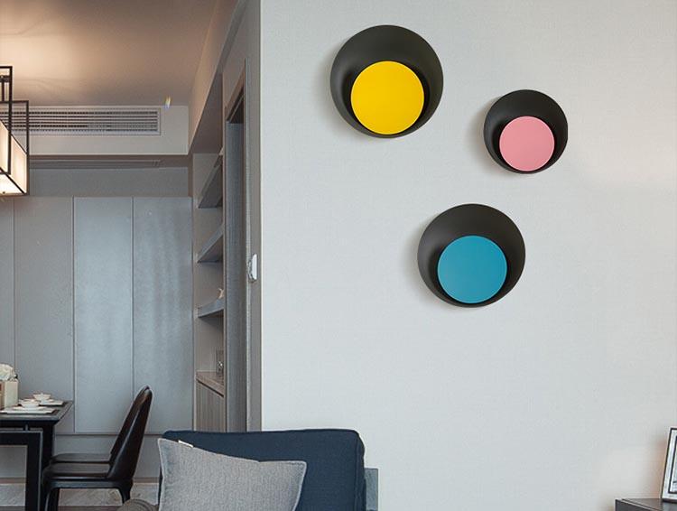 Freyza - Grais - Modern Nordic Macaroon Moon LED Wall Lamp