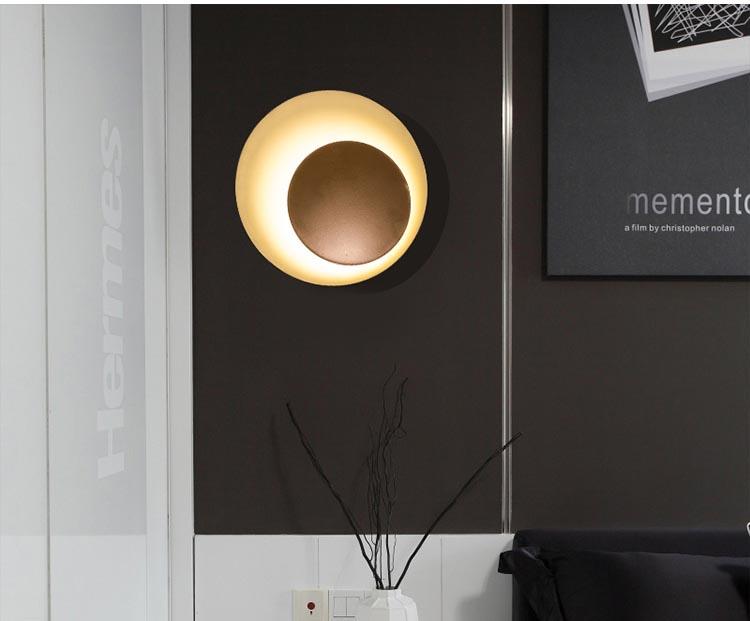 Freyza - Grais - Moderne nordische Macaroon Moon LED Wandleuchte