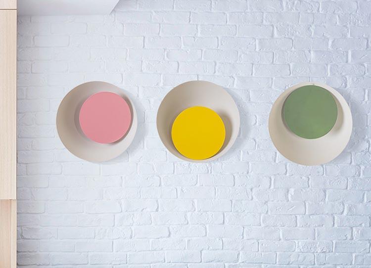 Freyza - Grais - Moderne nordische Macaroon Moon LED Wandleuchte