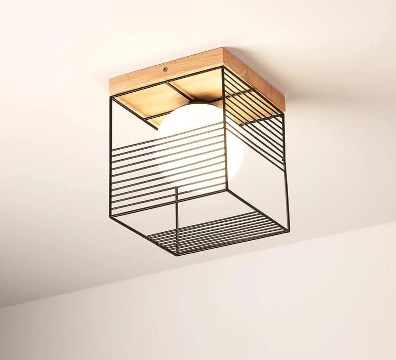 Freyza - Escher - Vintage Cage Ceiling Lights