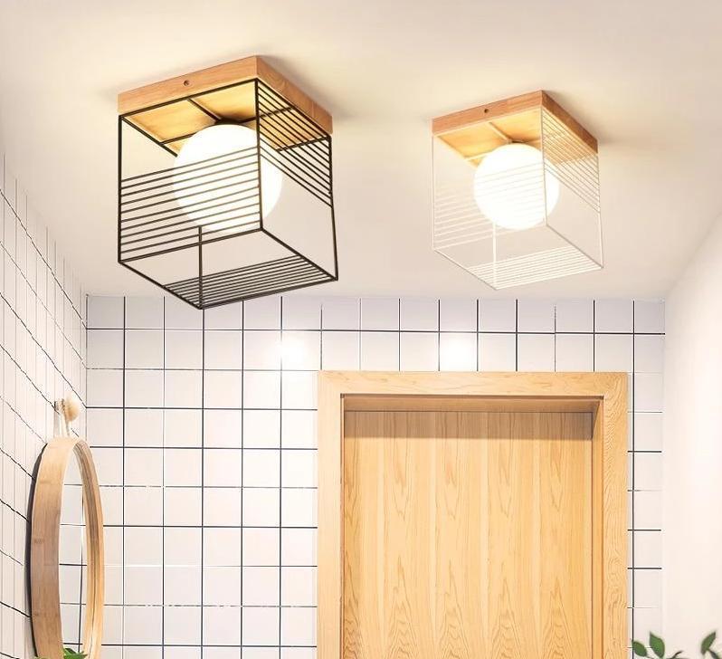 Freyza - Escher - Vintage Cage Ceiling Lights