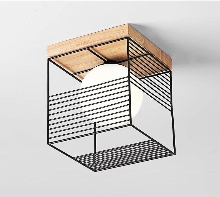 Freyza - Escher - Vintage Cage Ceiling Lights
