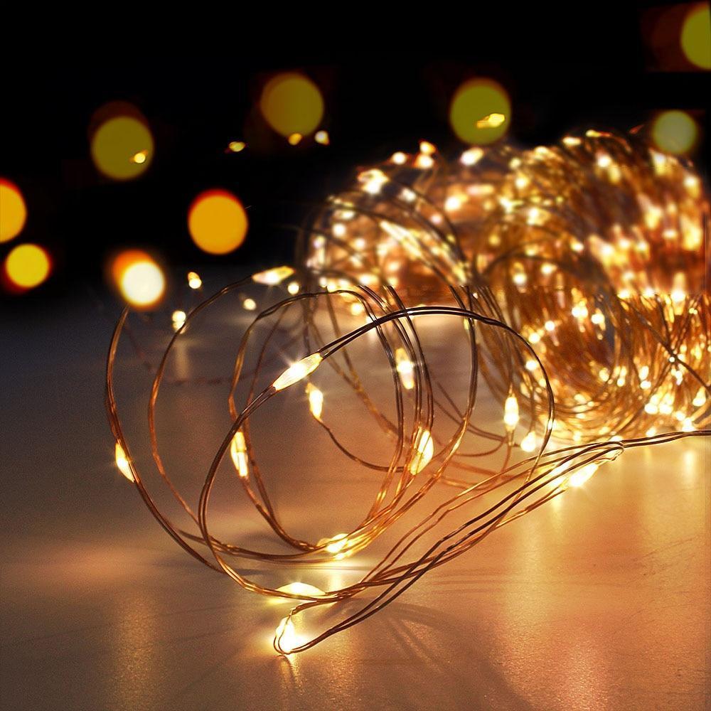 Freyza - Strung - LED Fairy Light String with Photo Clips