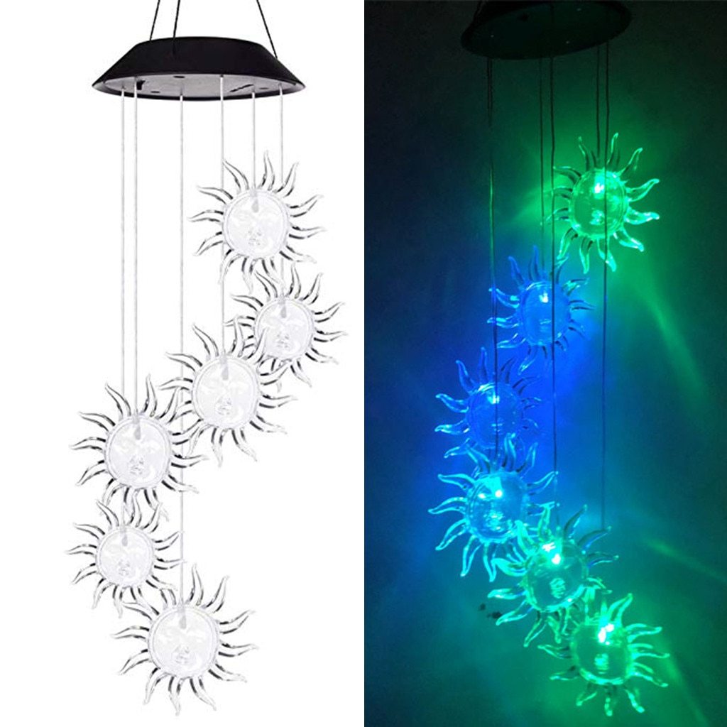 Freyza – Carillon lumineux à énergie solaire avec LED
