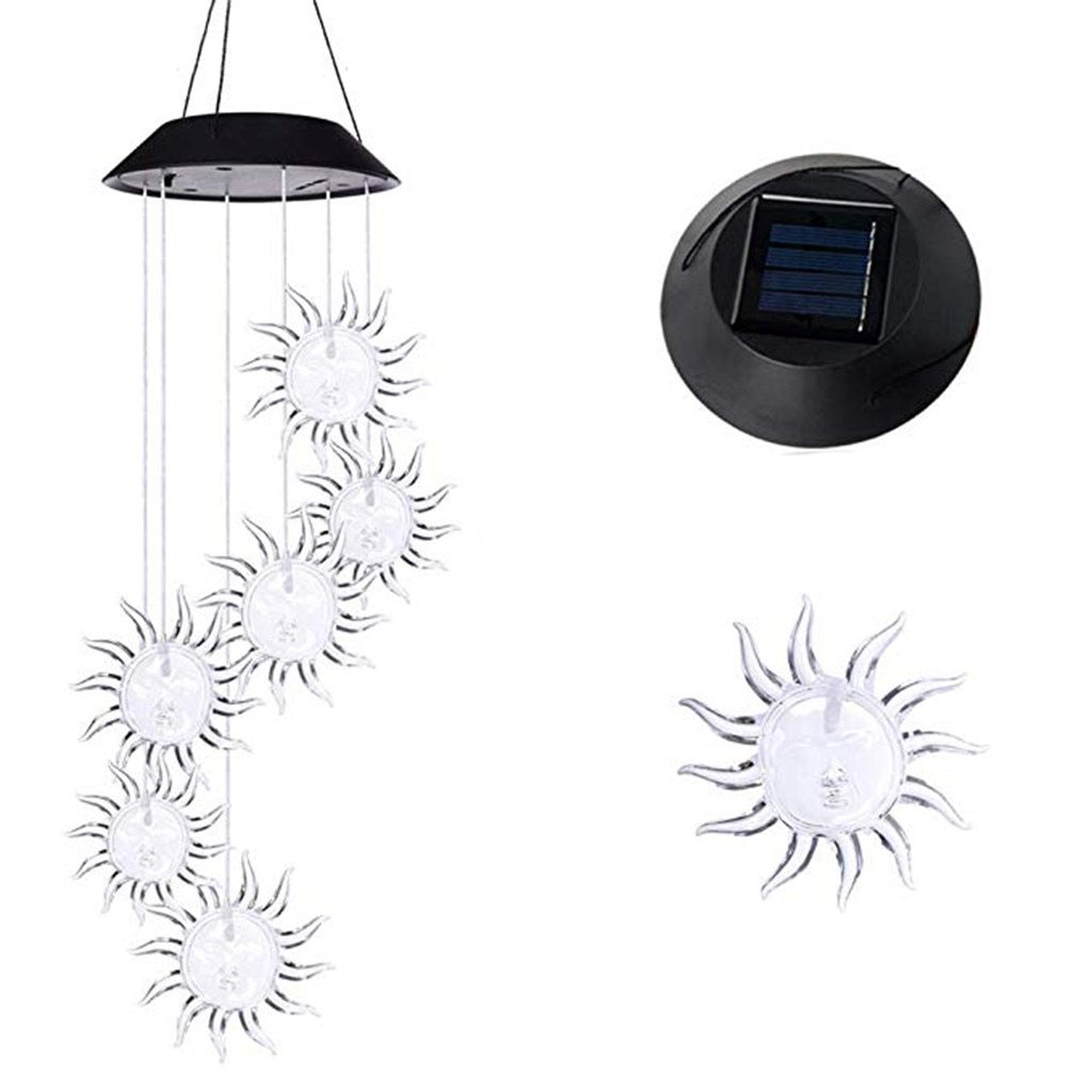 Freyza – Carillon lumineux à énergie solaire avec LED