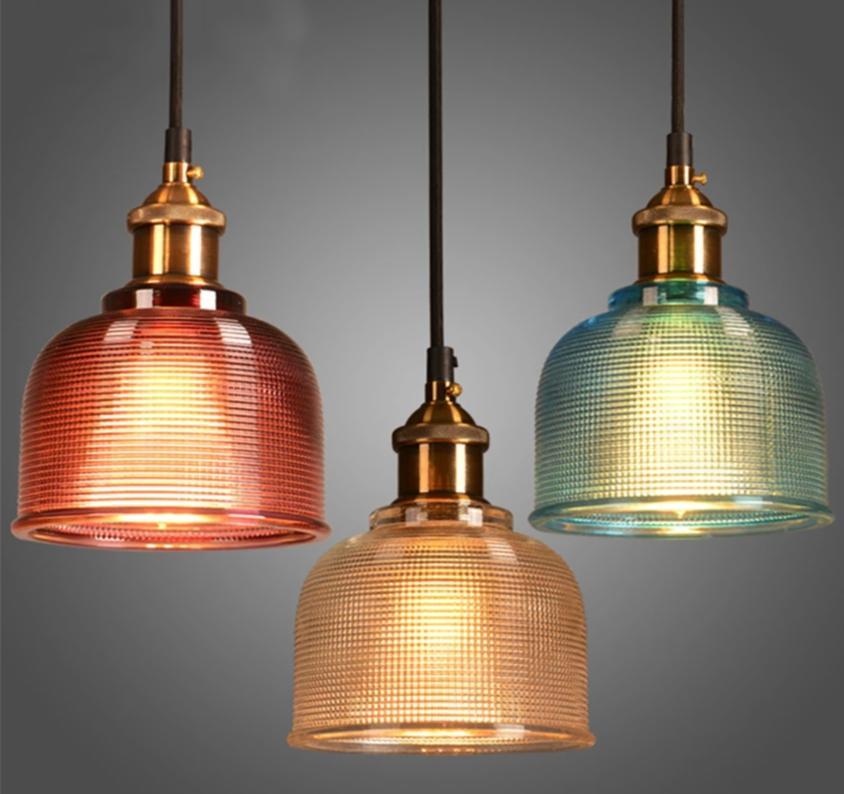 Freyza - Sosie - Retro European Color Glass Pendant Light
