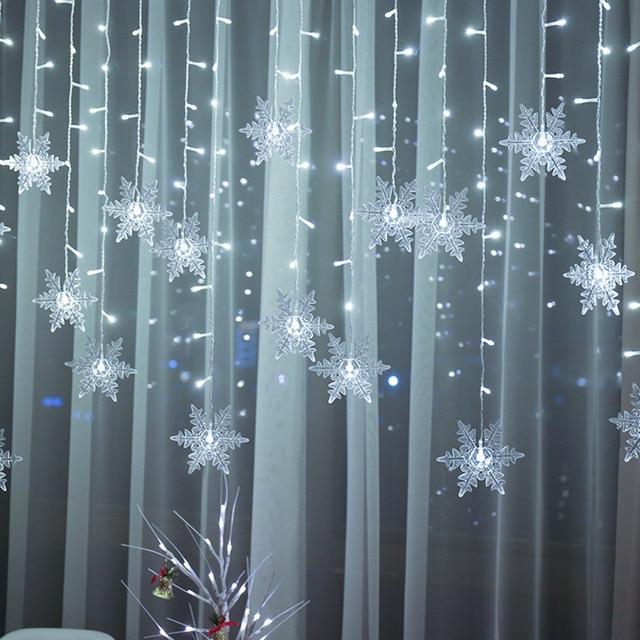 Freyza – Hängende LED-Schneeflockenleuchten