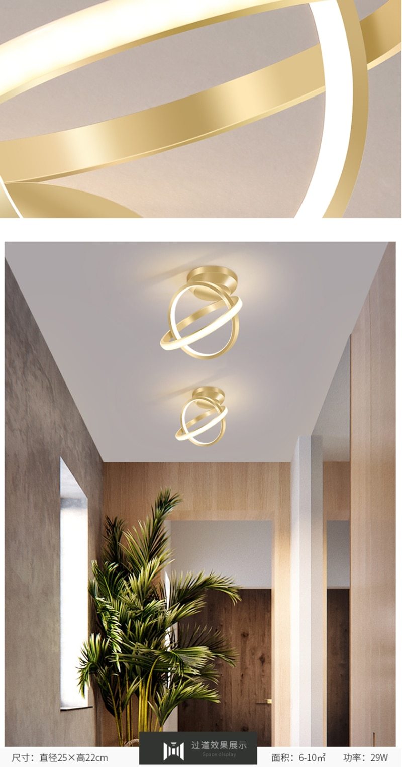 Freyza - Lalit - Multi Disc Ceiling Light