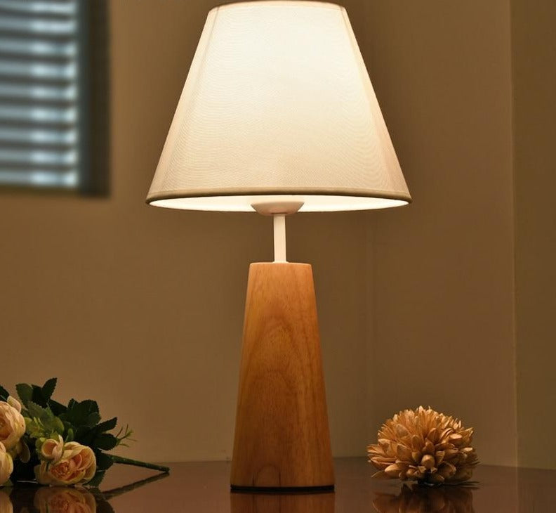 Freyza - Indiana - Lampe de table à base en bois
