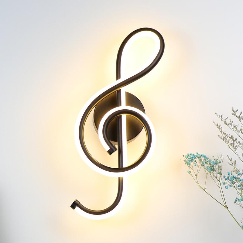 Freyza - applique murale LED en forme de note de musique