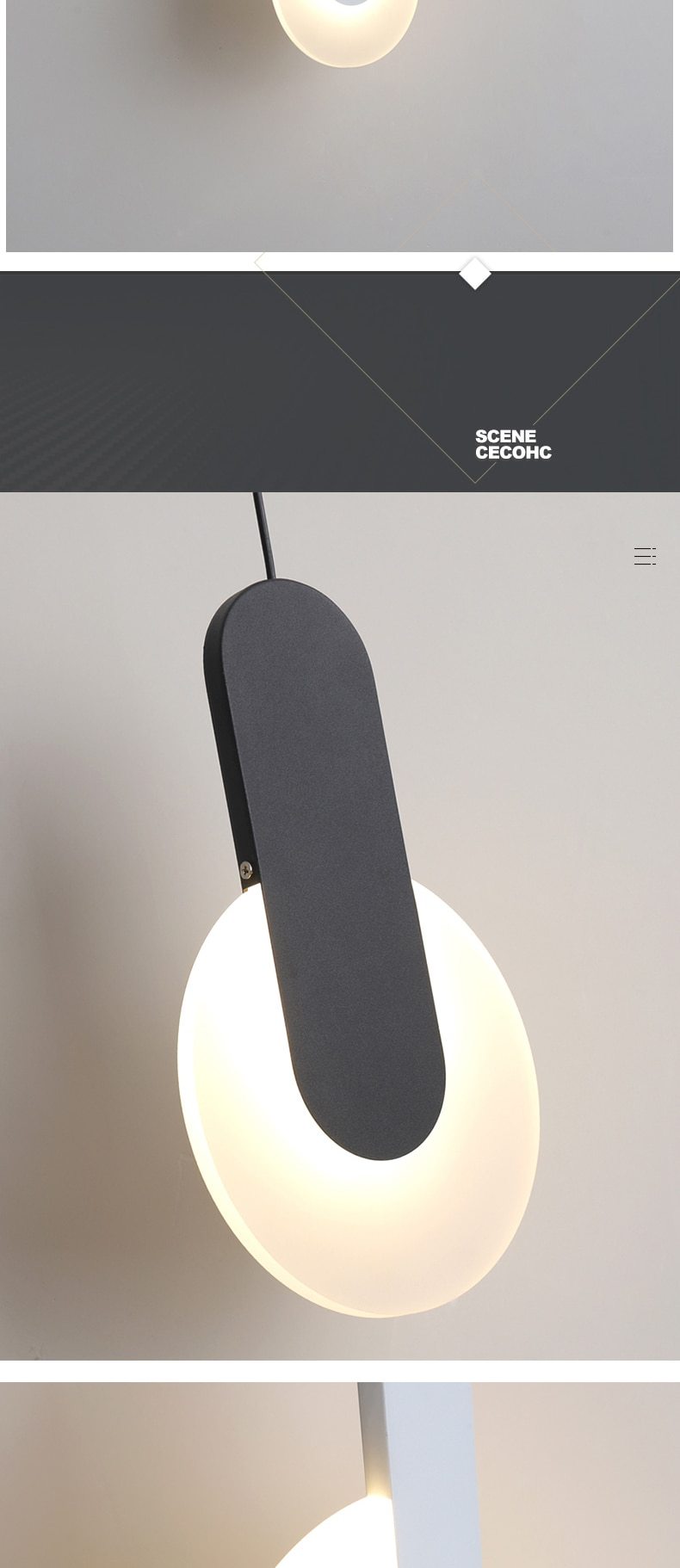Freyza - Declan - Modern LED Hanging Light