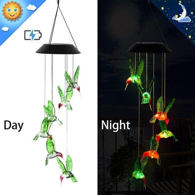 Freyza – Carillon lumineux à énergie solaire avec LED