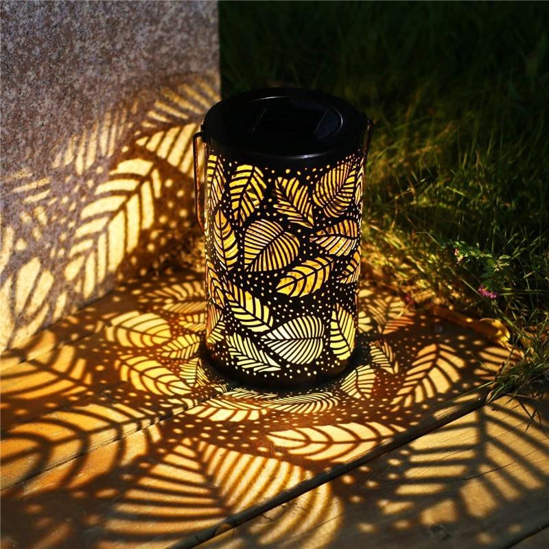 Freyza - Mateo - Leaf Pattern Shadow Cast Lantern