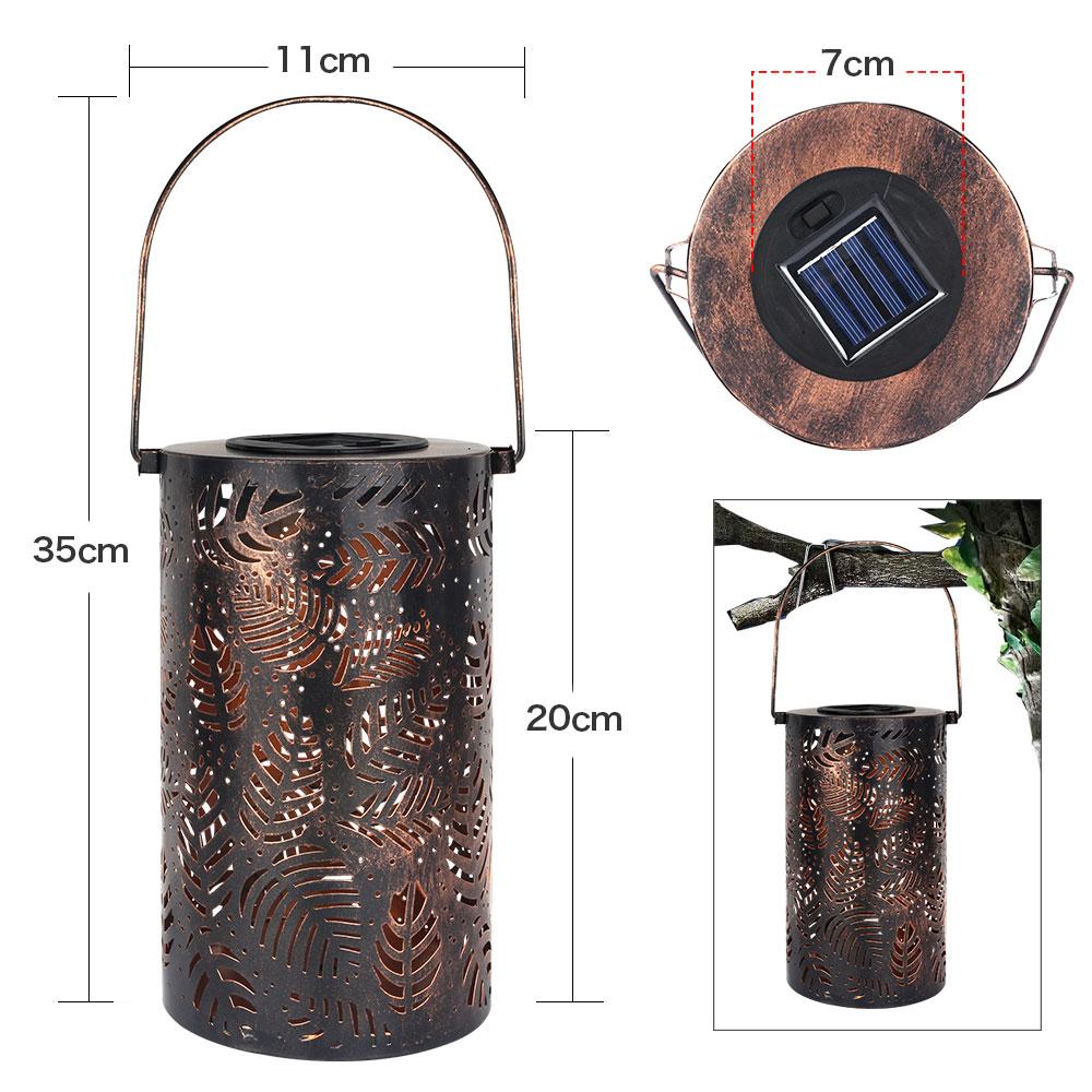 Freyza - Mateo - Leaf Pattern Shadow Cast Lantern