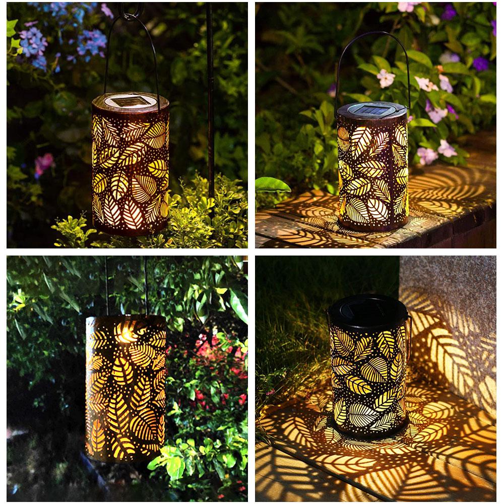 Freyza - Mateo - Leaf Pattern Shadow Cast Lantern