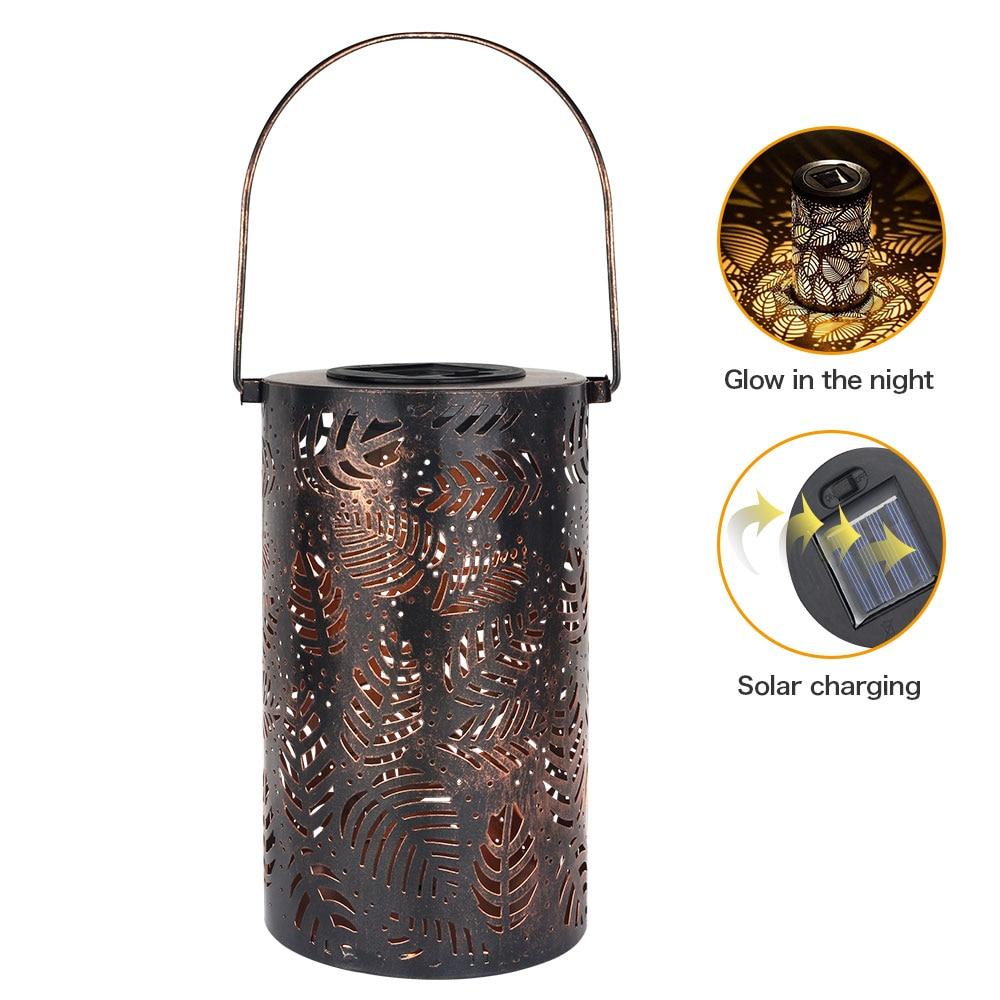 Freyza - Mateo - Leaf Pattern Shadow Cast Lantern