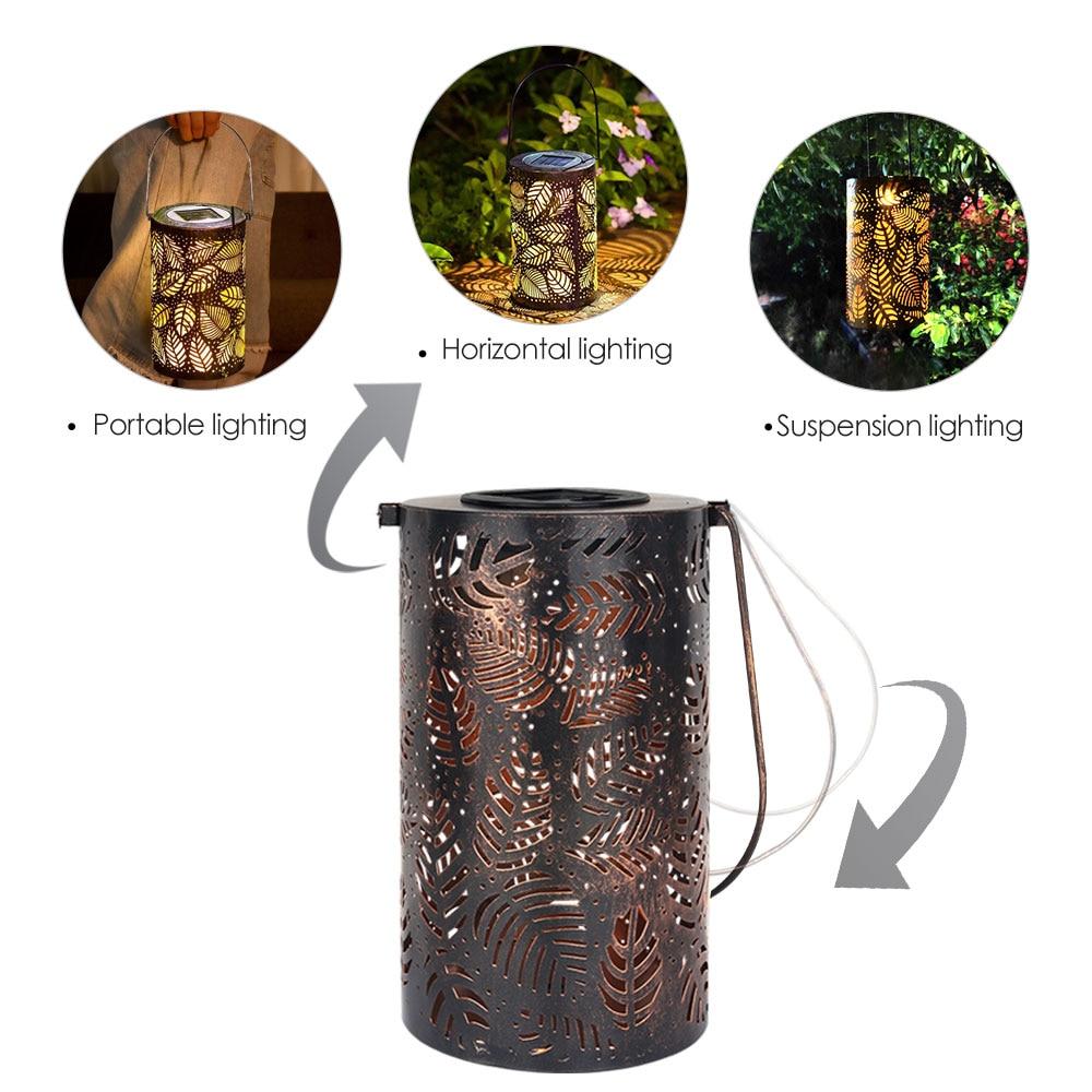 Freyza - Mateo - Leaf Pattern Shadow Cast Lantern