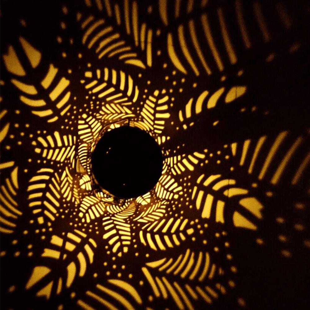 Freyza - Mateo - Leaf Pattern Shadow Cast Lantern