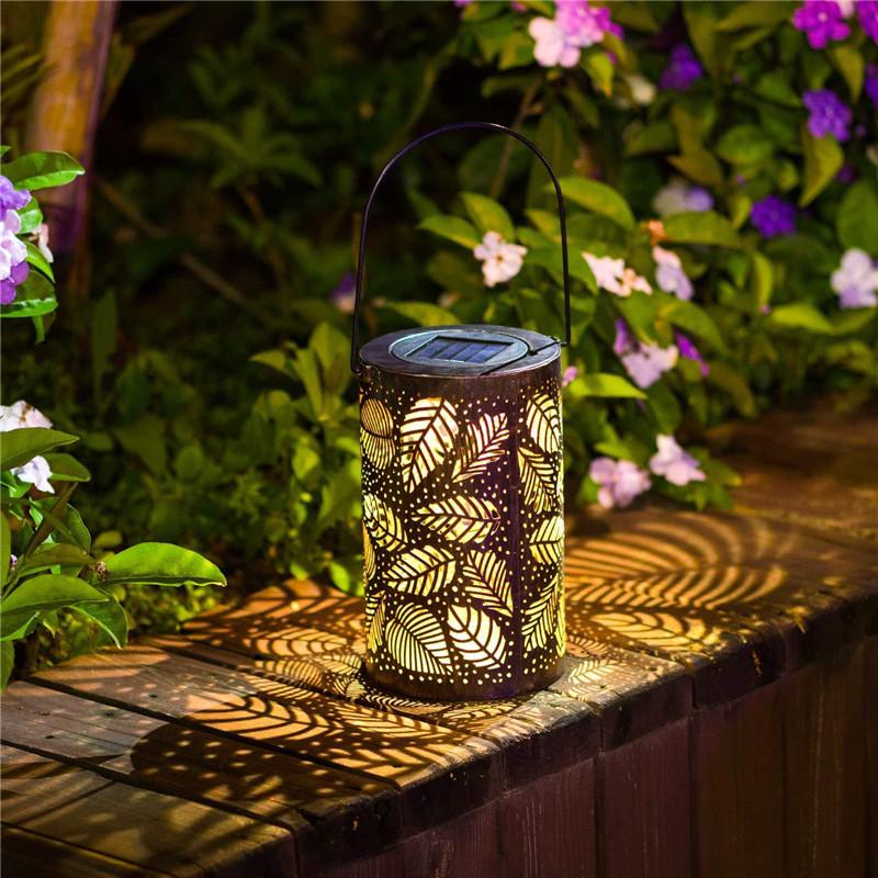 Freyza - Mateo - Leaf Pattern Shadow Cast Lantern