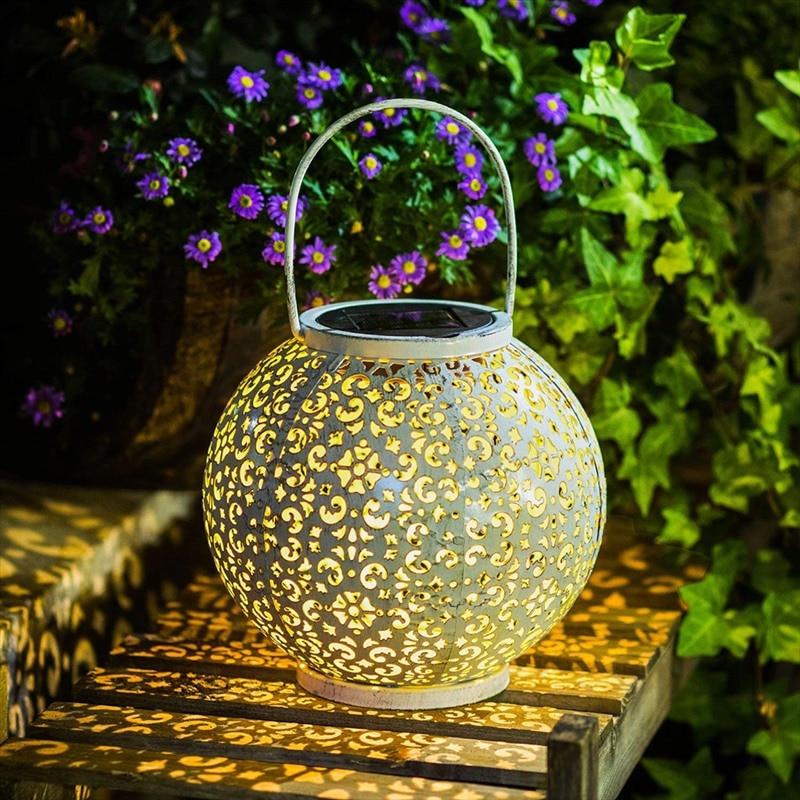 Freyza - Bode - Round Solar Hanging Shadow Cast Lantern