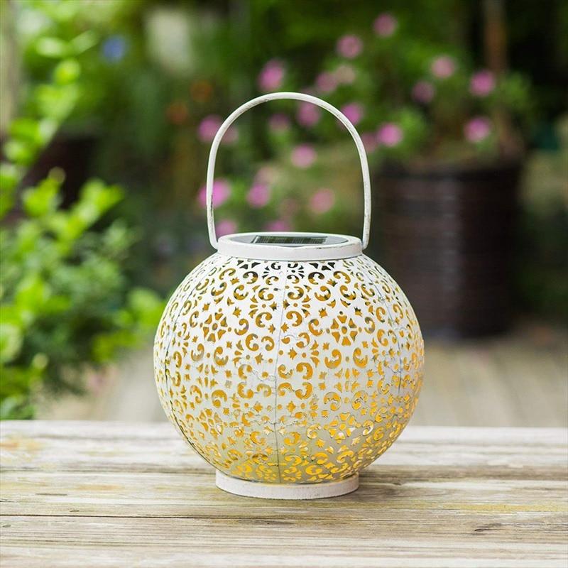 Freyza - Bode - Round Solar Hanging Shadow Cast Lantern