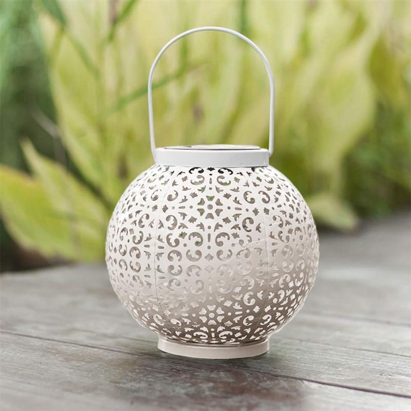 Freyza - Bode - Round Solar Hanging Shadow Cast Lantern