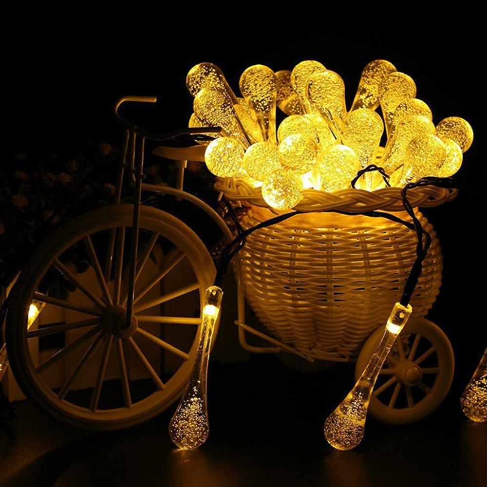 Freyza - Solar Droplet Bulb String Light
