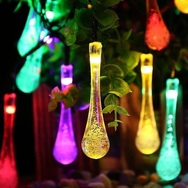 Freyza - Solar Droplet Bulb String Light