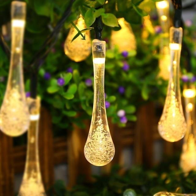 Freyza - Solar Droplet Bulb String Light