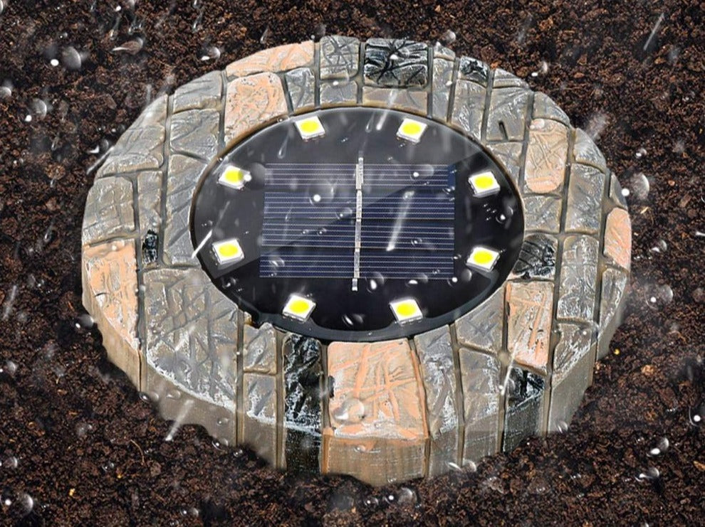Freyza – Solar-Wegleuchte aus Stein