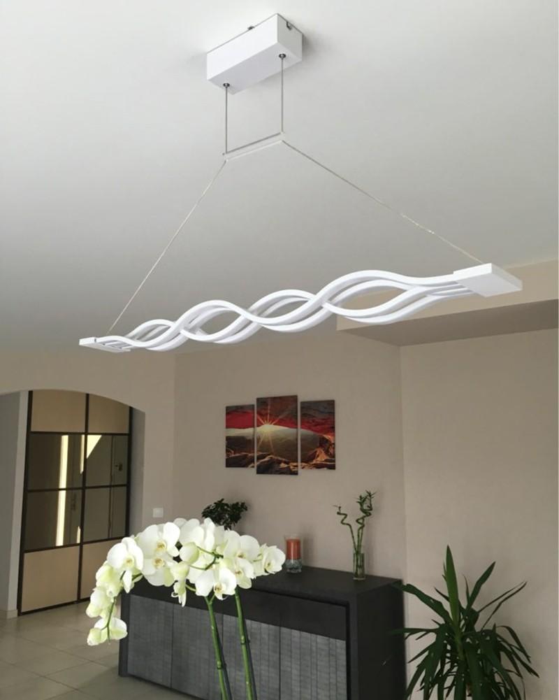 Freyza – lustre ondulé à LED