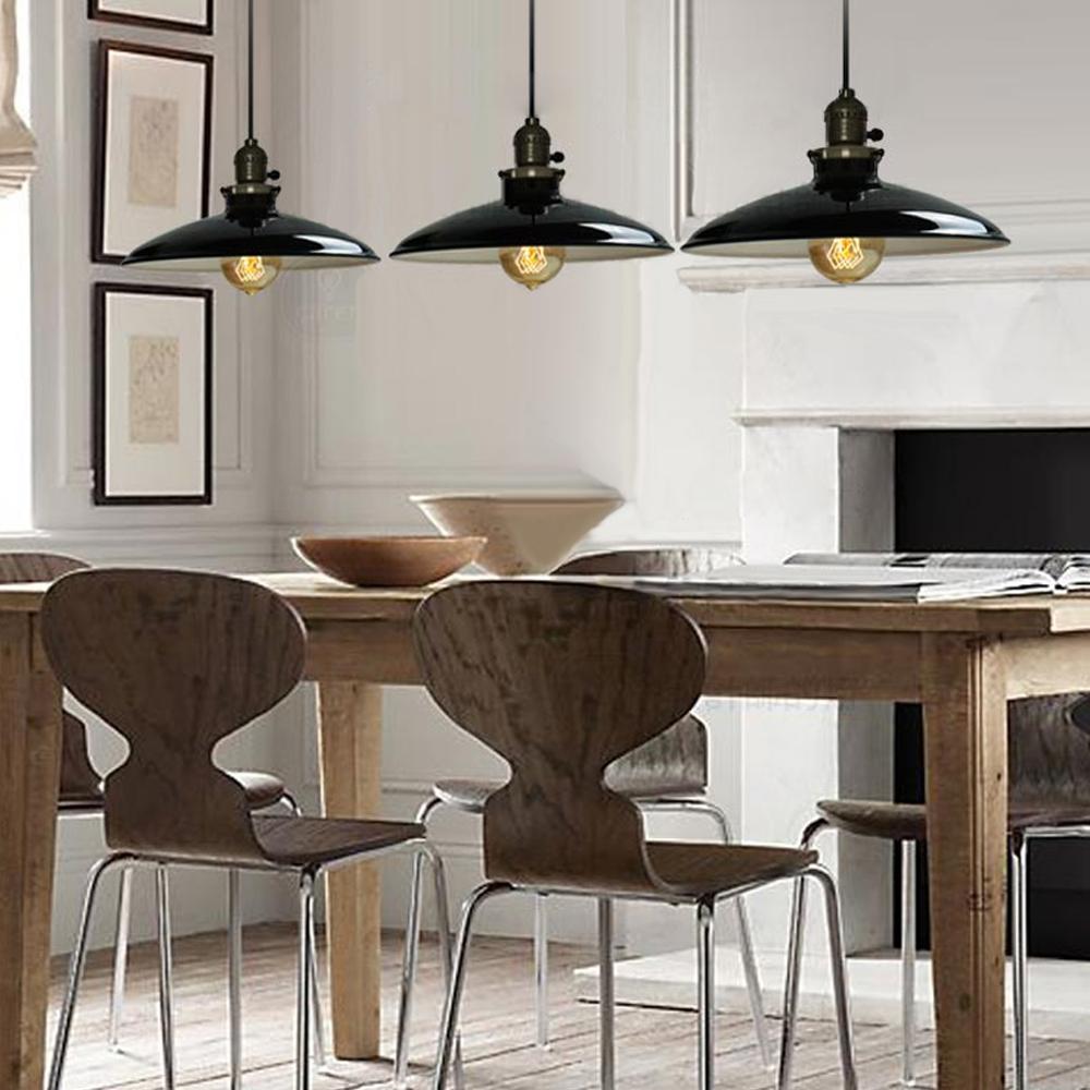 Freyza – Zelus – Vintage-Retro-Hängelampe mit Metallschirm