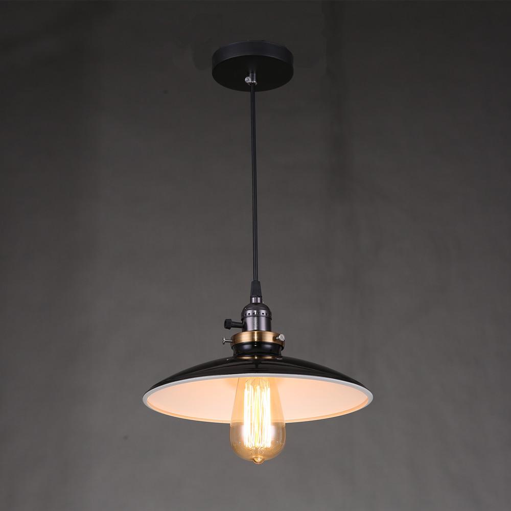 Freyza – Zelus – Vintage-Retro-Hängelampe mit Metallschirm