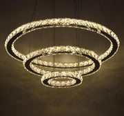 Freyza - Circular Crystal LED Chandelier