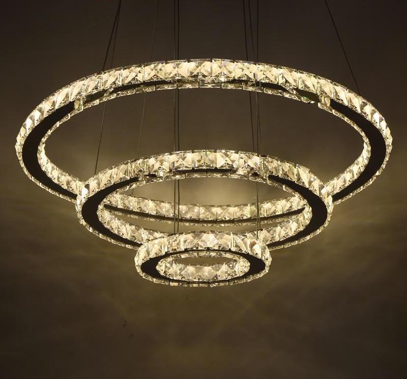 Freyza - Circular Crystal LED Chandelier