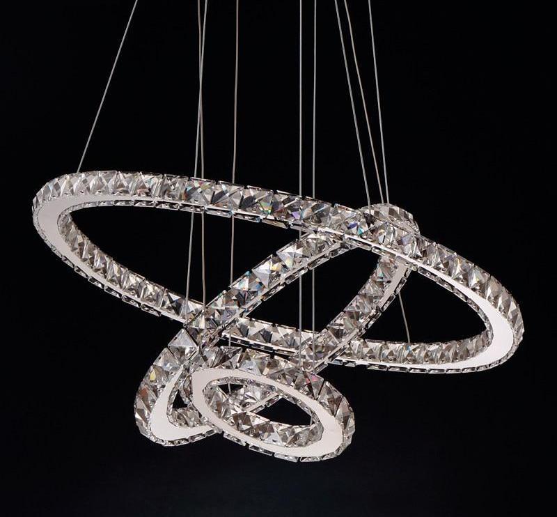 Freyza - Circular Crystal LED Chandelier