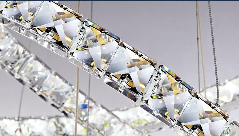 Freyza - Circular Crystal LED Chandelier