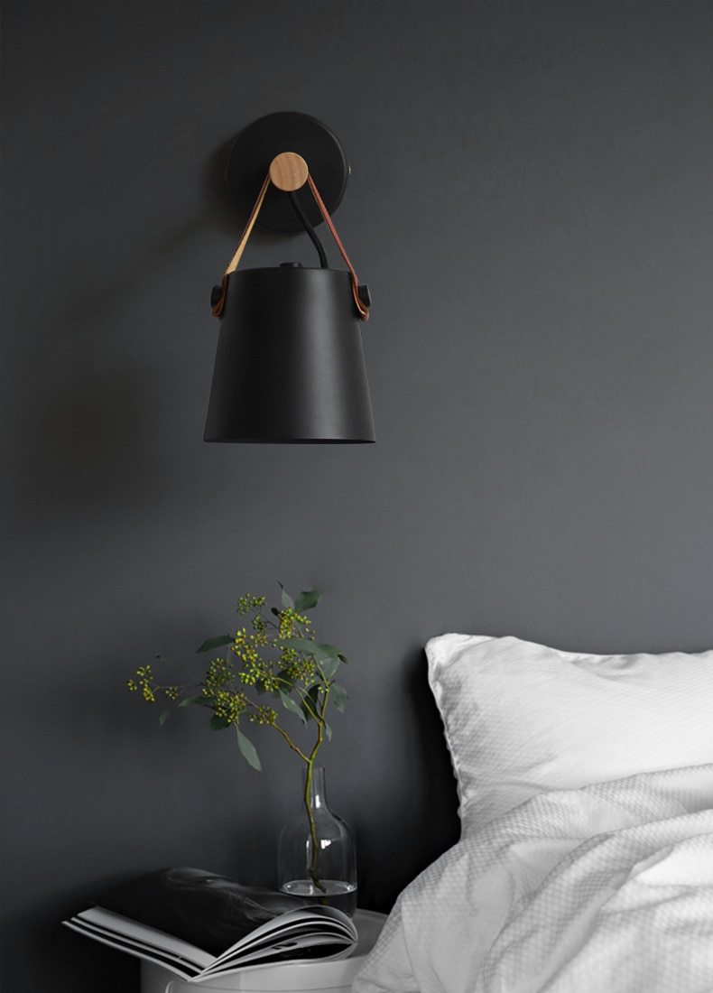 Freyza - Nordic Wooden Hanging Wall Lamp