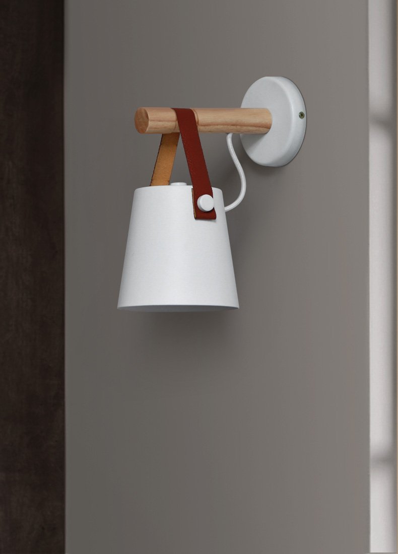 Freyza - Nordic Wooden Hanging Wall Lamp