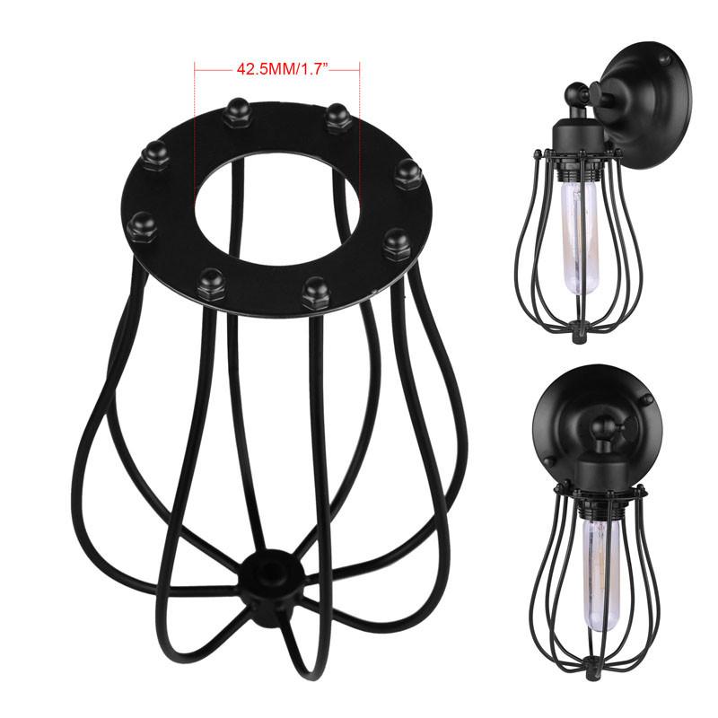 Freyza - Industrielle Tropfenkäfig-Wandlampe