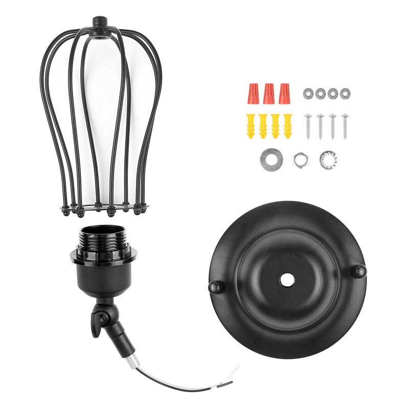 Freyza - Industrial Droplet Cage Wall Lamp
