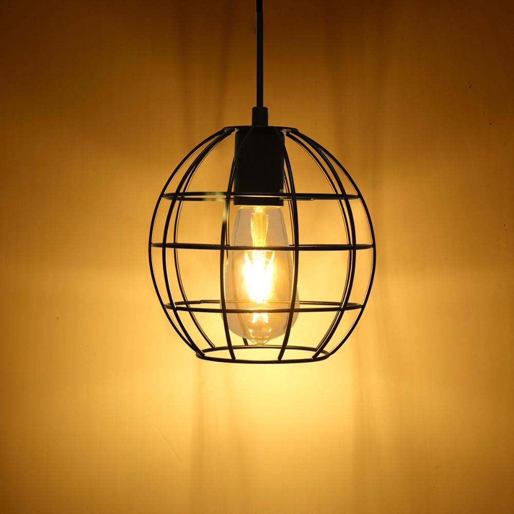 Freyza - Spherical Hanging Cage Drop Ceiling Light