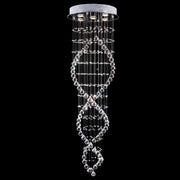 Freyza - Modern LED Double Spiral Crystal Chandelier