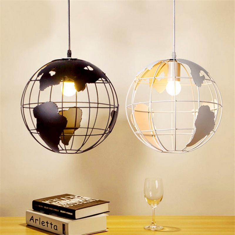 Freyza - Modern Nordic World Globe Hanging Light